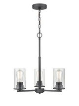 Verlana 3 Light Chandelier 21.25 Inch Tall and 19 Inch Wide by Millennium - 2713