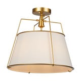 Pullman 3 Light 17 Inch Wide Semi Flush Mount by Artcraft - SC13362