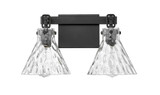 Barlon 2 Light Bath Vanity 9 Inch Tall and 16.25 Inch Wide by Millennium - 20002