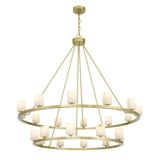 Aragon 3.5W 22 LED Chandelier 41.75 Inch and 46.75 Inch Wide by Crystorama - ARA-10268-ST