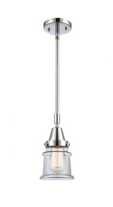 Canton 1 Light Steel Small Stem Hung Pendant 11.13 Inch Tall by Innovations - 447-1S-G18S