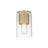 Lula 1 Light 5.25 Inch Wide Flush Mount by Mitzi - H135501
