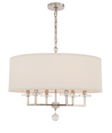 Paxton 6 Light Medium Chandelier by Crystorama - 8116