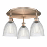 Castile 3 Light 17.75 Inch Wide Flush Mount by Innovations - 516-3C-G38