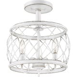 Dury 3 Light 12.5 Inch Wide Semi Flush Mount by Quoizel - RDY1712