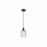 Bridal Veil 1 Light Mini Pendant 9 Inch Tall by Innovations - 516-1P-G559-5