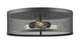 Meshsmith 3 Light 18 Inch Wide Flush Mount by Z-Lite - 331F18