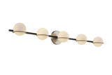 Fusion Centric 5 Light Vanity Light by Justice Design - FSN-4165-OPAL