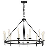 Copley 60W 12 LED Large Ring Chandelier 36 Inch Wide by Hinkley - 47476