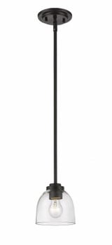Ashton 1 Light Mini Pendant by Z-Lite - 460MP-BN78