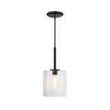 Haven 1 Light Pendant 22 Inch Tall and 10 Inch Wide by Designers Fountain - D309M-10P