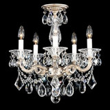 La Scala 5 Light 18 Inch Wide Semi Flush Mount by Schonbek - 5345