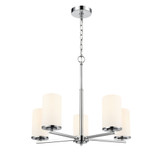Verlana 5 Light Chandelier 21.25 Inch Tall and 24 Inch Wide by Millennium - 2715WG