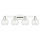 Athens 4 Light Bath Vanity 9.63 Inch Tall X 32.88 Inch Wide by Innovations - 716-4W-G12-6