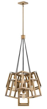 Ensemble 7 Light Large Foyer Chandelier by Fredrick Ramond - FR42448