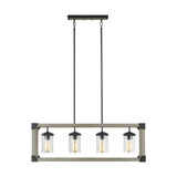 Dunning 4 Light Island Small Pendant by Generation - 6613304