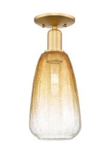 Brookhaven Almond 1 Light Semi Flush Mount 14.5 Inch Tall by Innovations - 716-1C-G480-6_P
