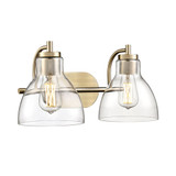 Knightsdale 2 Light Bath Vanity 8.75 Inch and 17.5 Inch Wide by Millennium - 6202