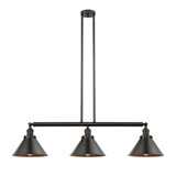 Briarcliff 3 Light Stem Adjustable Island 8X42.5 Inch Wide by Innovations - 213-M10