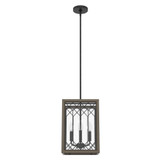 Chevron 4 Light Medium Pendant 16 Inch Tall by Hunter Fans - CH4_193_11P