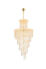 Spiral 41 Light Oversized Chandelier by Elegant - V1800R48