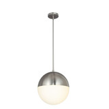 Fusion Ion 1 Light Medium Pendant by Justice Design - FSN-4152-OPAL