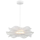 Whisper 20W 1 LED Pendant 8.5 Inch Tall and 23.63 Inch Wide by Golden - 6300-24