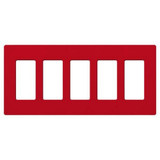 Claro 10 Inch Five-Gang Screwless Wall Plate by Lutron - SC-5