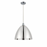 Metal Bristol 1 Light Medium Pendant 18.75 Inch Tall by Innovations - 516-1P-MBD-16