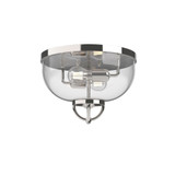 Lancaster 2 Light 12.5 Inch Wide Flush Mount by Alora - FM361102