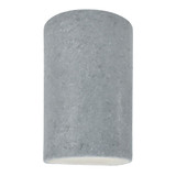 Ambiance Large ADA Cylinder Closed Top Outdoor Wall Mount by Justice Design - CER-5260W
