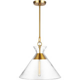 Atlantic 1 Light Large Pendant by Visual Comfort Studio - CP1031