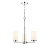 Verlana 3 Light Chandelier 21.25 Inch Tall and 19 Inch Wide by Millennium - 2713WG