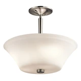 Aubrey 3 Light 15 Inch Wide Semi Flush Mount by Kichler - 43669