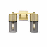 Bolivar 2 Light Vanity Light 13.5 Inch Wide by Innovations - 428-2W-G428-7