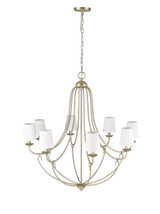 Eisley 8 Light Chandelier 38.25 Inch Tall and 36 Inch Wide by Millennium - 12108