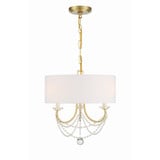Delilah 3 Light Small Chandelier by Crystorama - DEL-90803