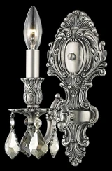 Monarch 1 Light Wall Sconce by Elegant - 9601W5