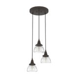 Cypress Grove 3 Light Small Pendant by Hunter Fans - 19174