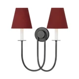 Midtown 2 Light Wall Sconce 19.75 Inch and 17.5 Inch Wide by Hudson Valley - 4082