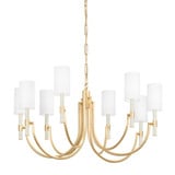 Sutton 20 Light Oversized Chandelier by Troy F6239-TBK - F1140