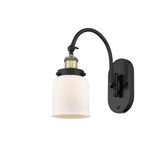 Bell 1 Light Adjustable Swing Arm Wall Sconce 12.5 X 5 by Innovations - 918-1W-G5
