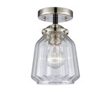 Chatham 1 Light Semi Flush Mount 8.13 Inch and 7 Inch Wide by Innovations - 284-1C-G142