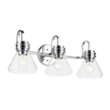 Farum 3 Light Bath Vanity 9.5 Inch Tall and 26 Inch Wide by Kichler - 55155CLR