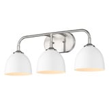 Zoey 3 Light Vanity Light by Golden - 6956-BA3