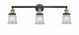 Canton 3 Light Industrial Vanity Light 30 Inch Wide by Innovations - 205-G18S