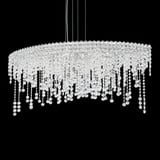 Chantant 8 Light Contemporary Oversized Crystal Pendant by Schonbek - CH4811N