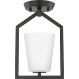 Vertex 1 Light 5 Inch Wide Semi Flush Mount by Progress - P350259
