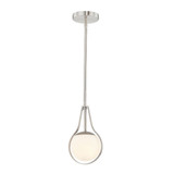 Fusion Pearl 1 Light Small Pendant by Justice Design - FSN-4235-OPAL
