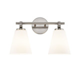 Fusion Bolzano 2 Light Bath Vanity 10.5 X 16 Inch Wide by Justice Design - FSN-8342